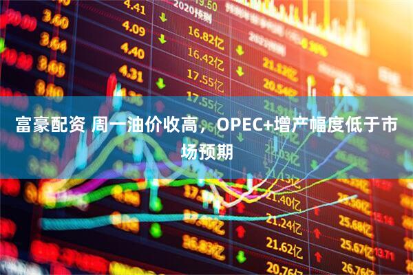 富豪配资 周一油价收高，OPEC+增产幅度低于市场预期